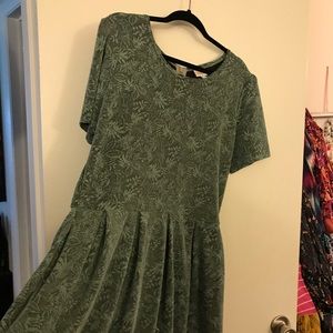 Lularoe light green 3x stretchy jacquard Amelia